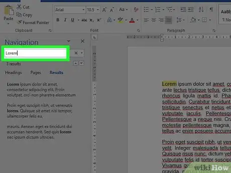 Imagen titulada Use "Find" and "Find and Replace" Features in Microsoft Word Documents Step 5